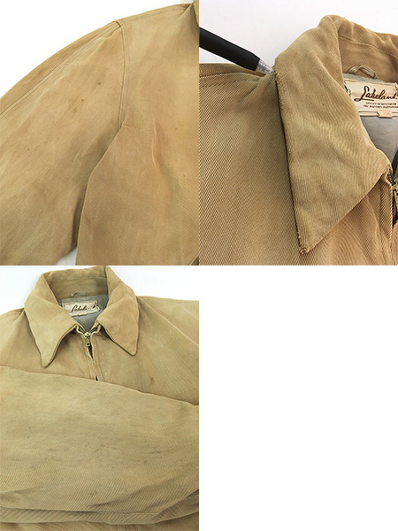 古着 40-50s Lakeland 「Cravenette」 コットン ギャバジン スポーツ