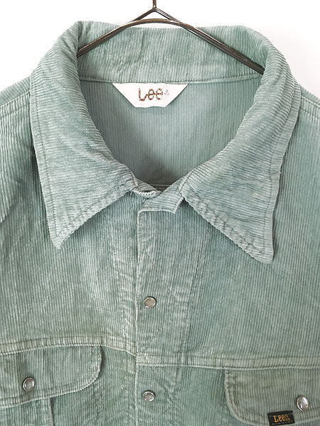 古着 70s Lee スナップボタン コーデュロイ トラッカー ジャケット