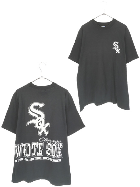 古着 90s USA製 MLB Chicago White Sox ホワイトソックス BIG ロゴ T