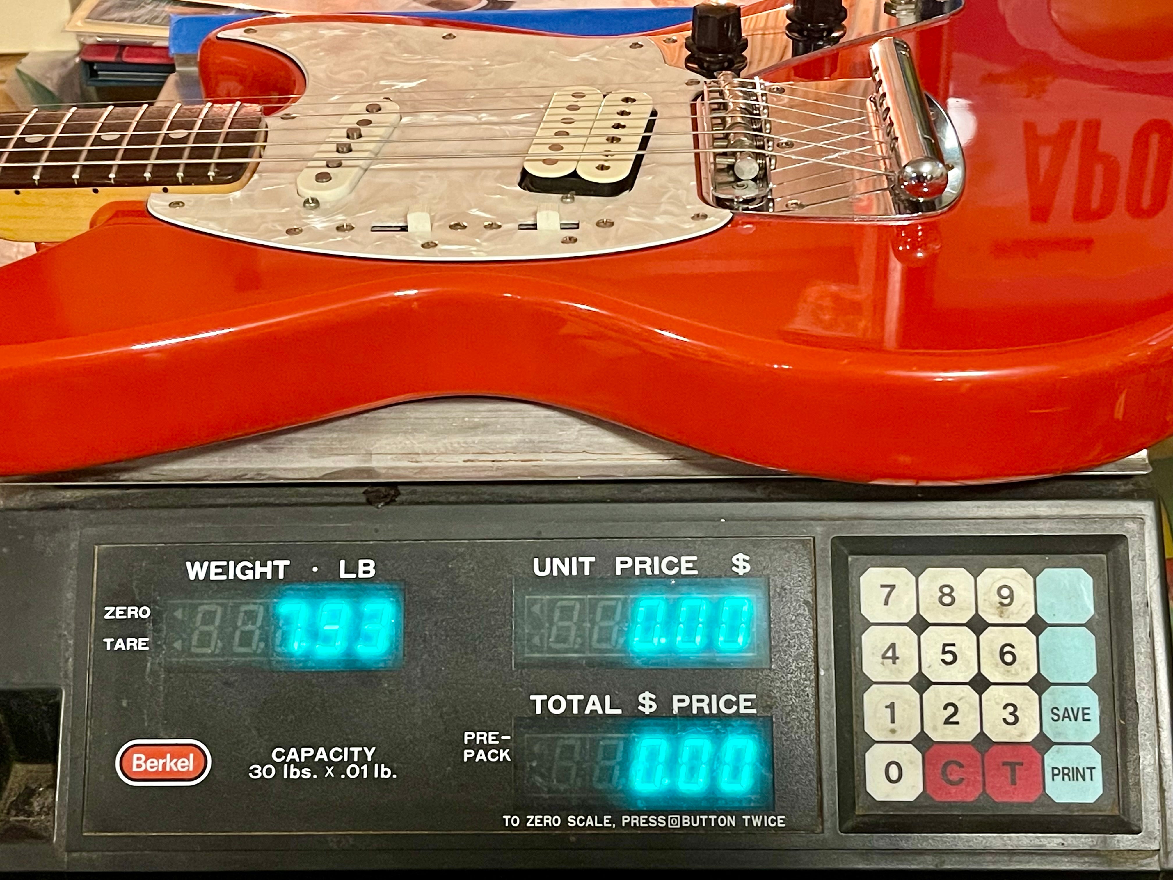 1997 Fender Jag-Stang Fiesta Red Kurt Cobain – Draggin' Guitars