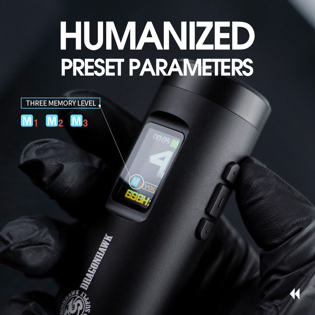 Tattoo Kit | Dragonhawk X7 Rotary Tattoo Machine Wireless