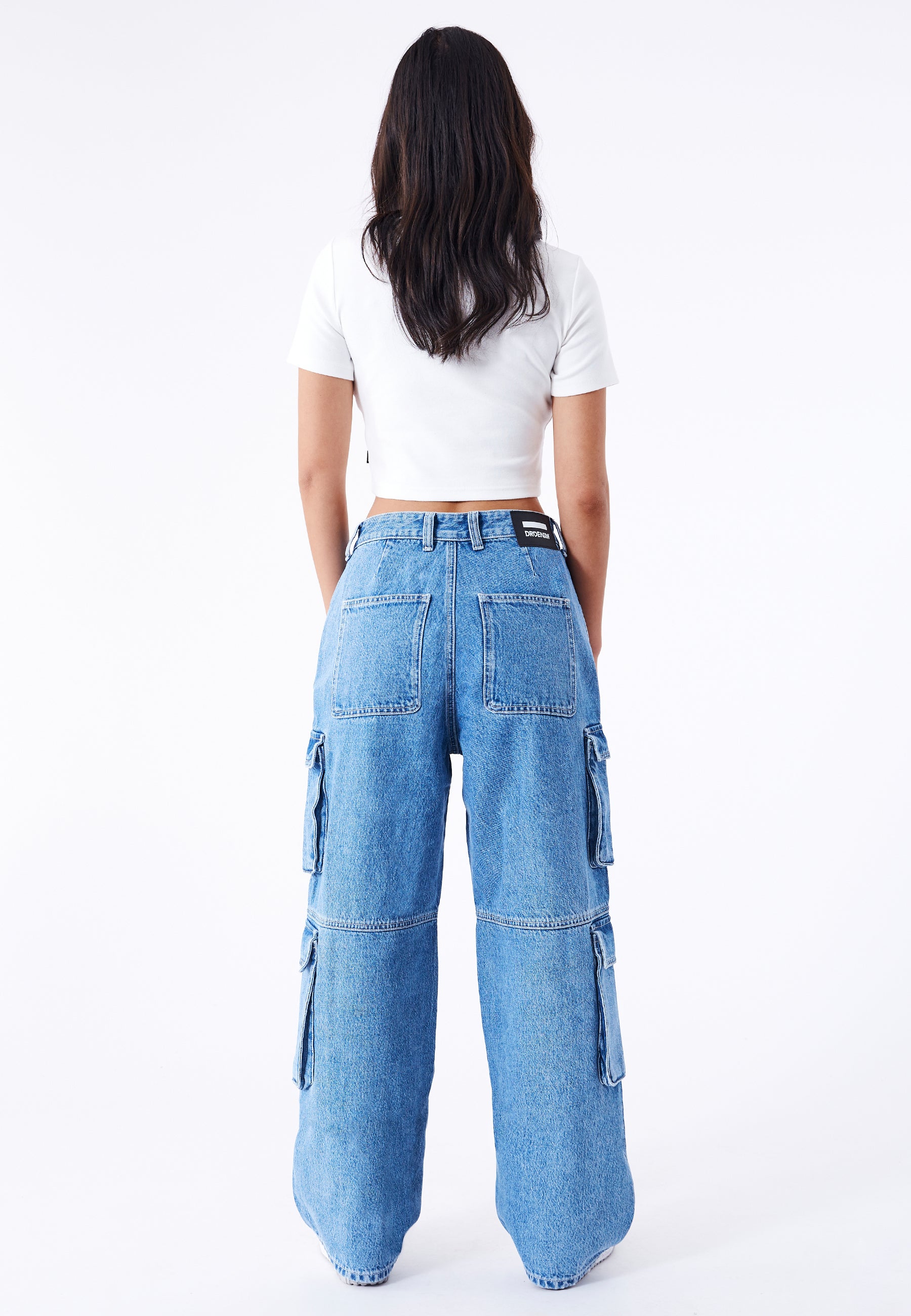 Donna Multi Cargo - Stream Sky Retro - Dr. Denim