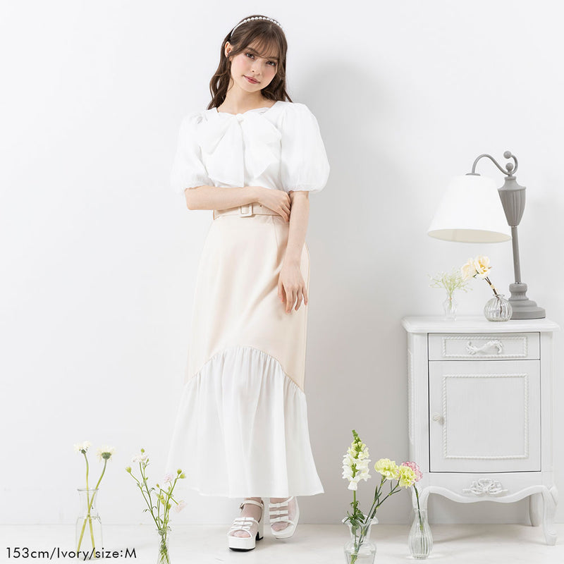 シアーマーメイドフレアスカート – レディースファッション通販の夢