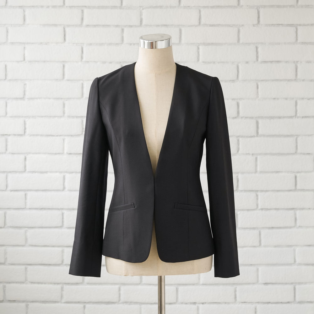 リネンライク軽やかジャケット+パンツ2点セットスーツ – レディース