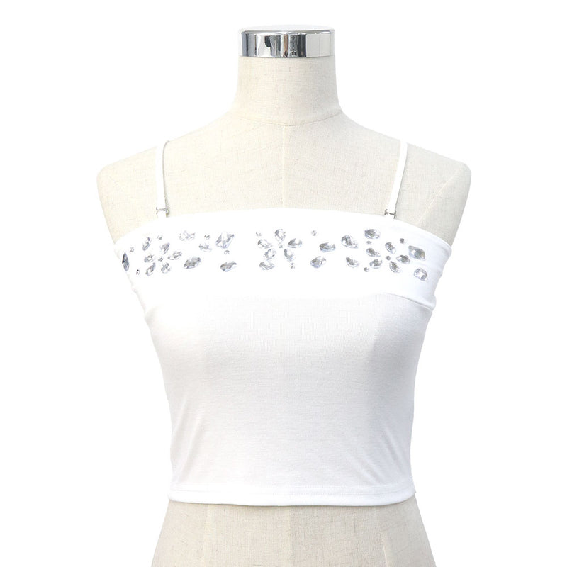 メール便】ビジューギャルキャミ【大きいサイズ有】 – レディース