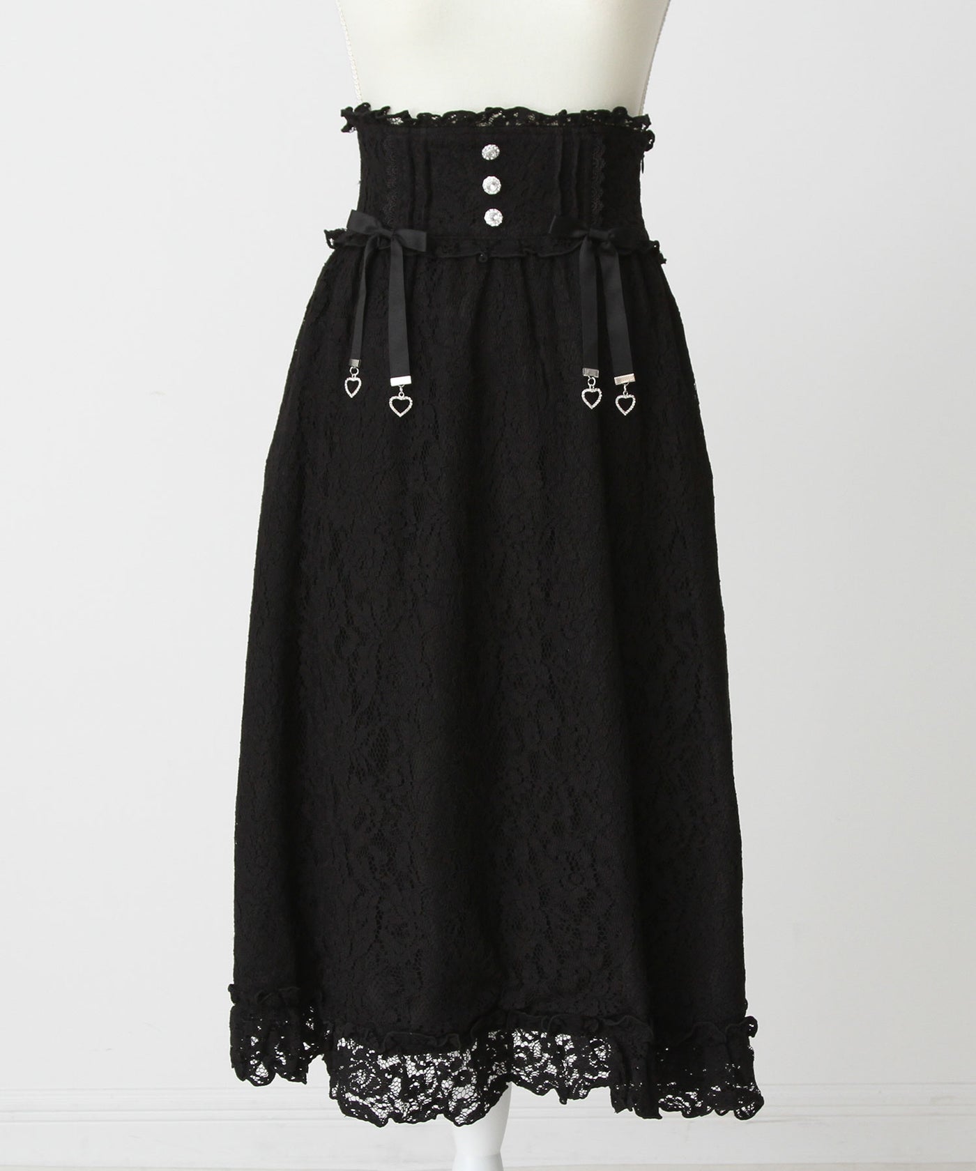 選べる丈レースフリルリボンスカート – レディースファッション通販の