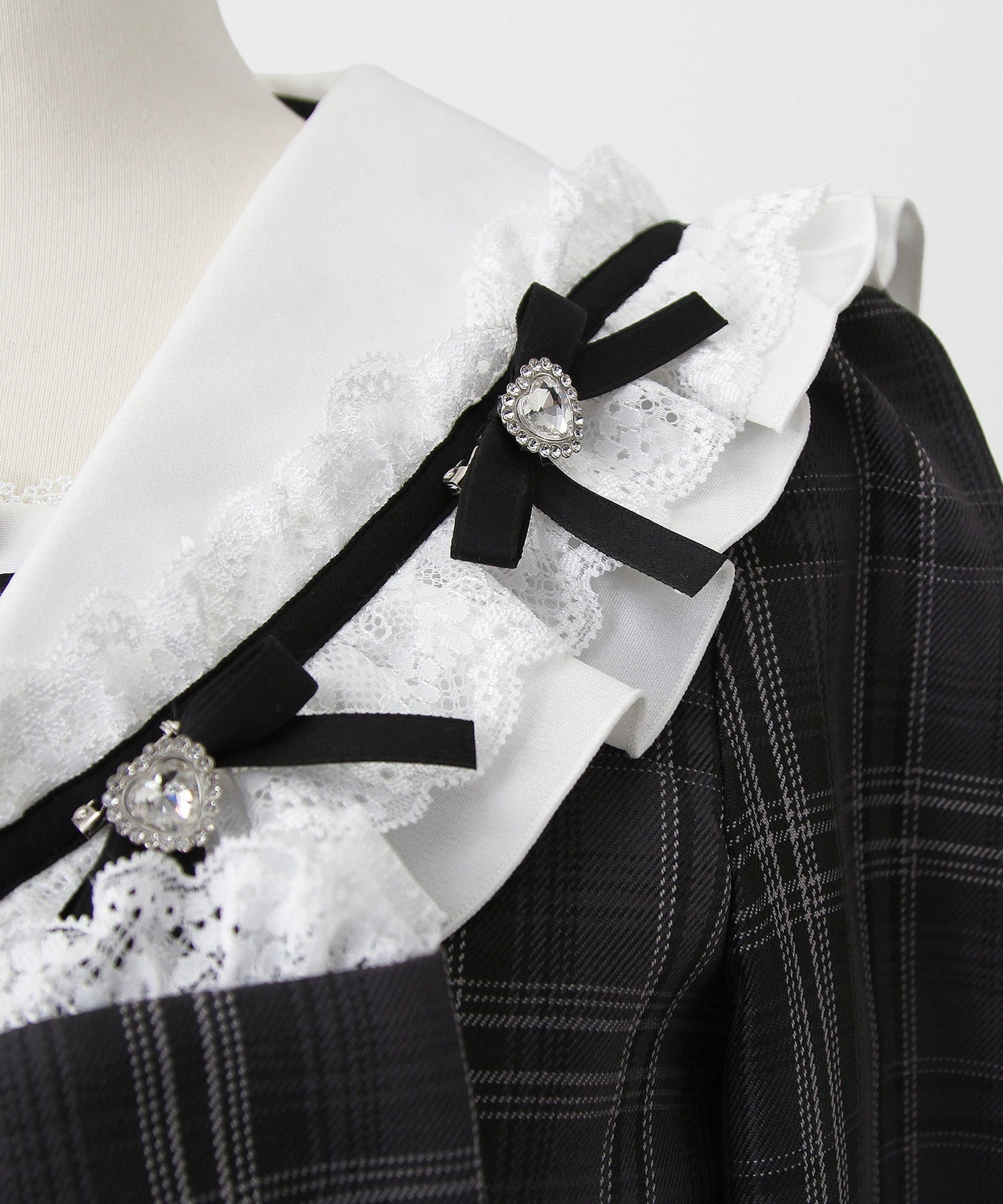 キラキラハートビジューリボンセーラーセットアップ – レディース