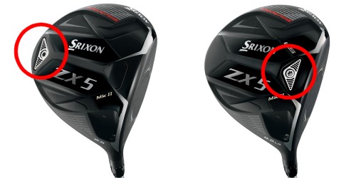 ZX5・ZX7 MKⅡドライバーのロフト角・ライ角・フェース角、ウェイトの