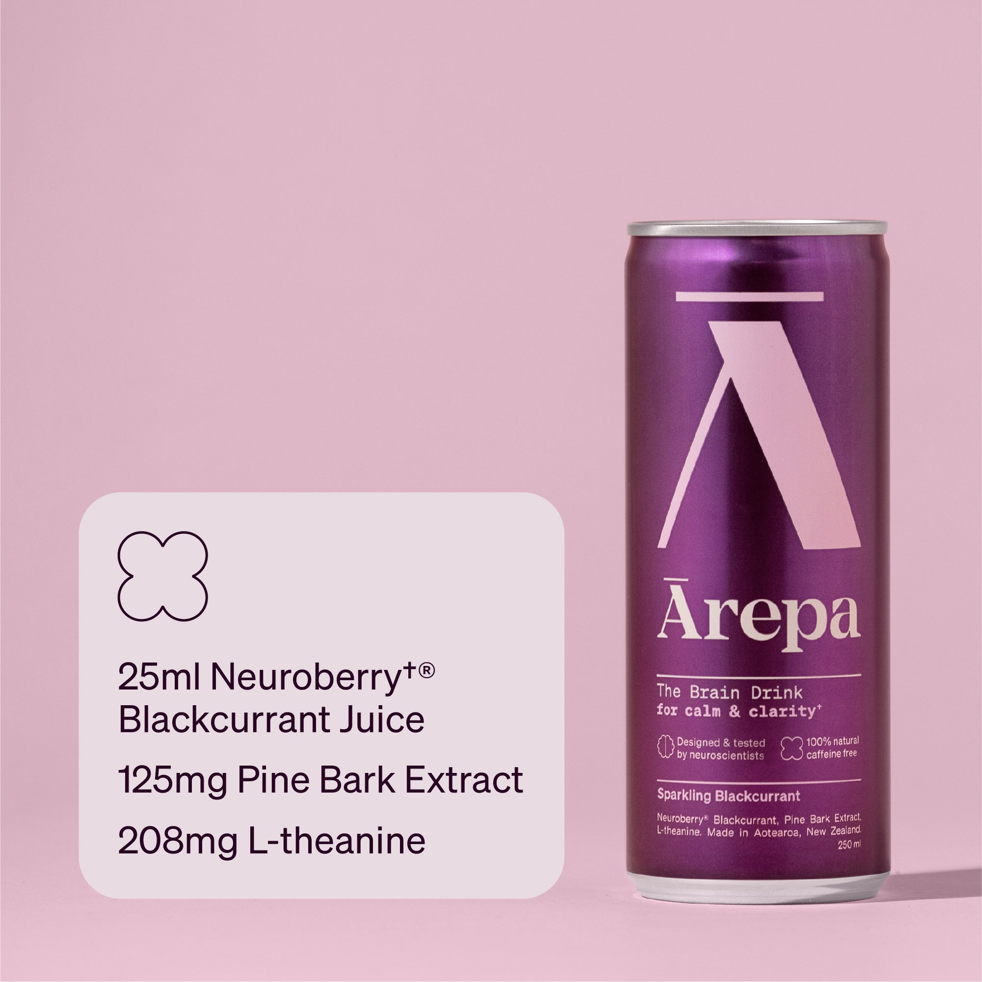 The Brain Drink for Calm & Clarity (250ml)⁺ - Drink Ārepa