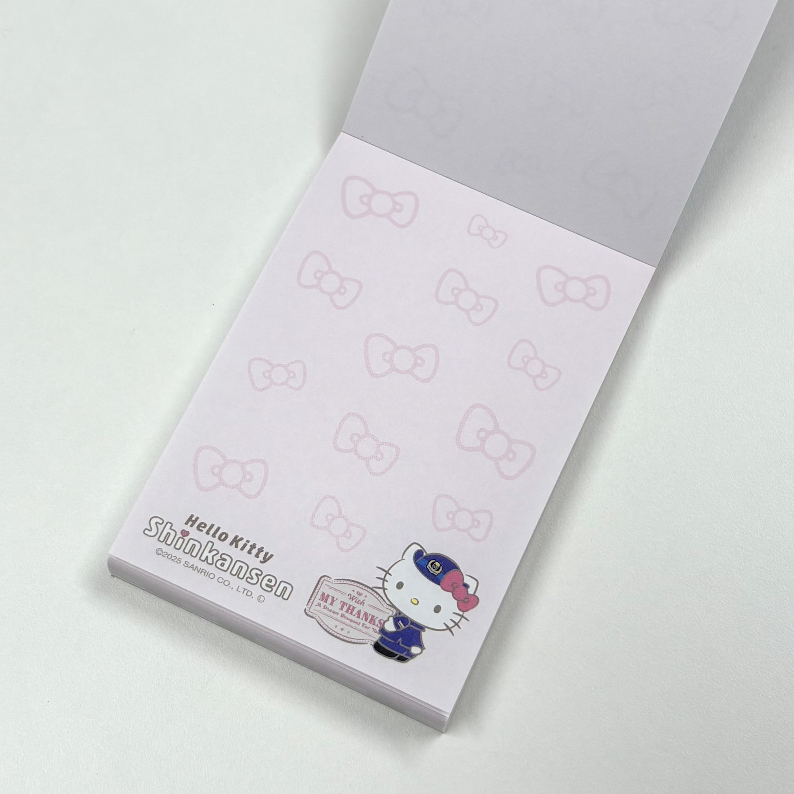 ありがとうハローキティ新幹線 メモ帳 Bouquet: 鉄道グッズ│DISCOVER