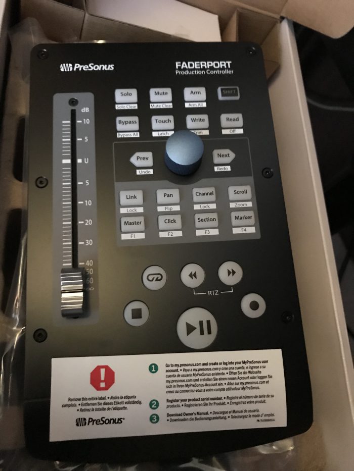 新型】Presonus Faderport V2は高級感と操作感がアップしてた