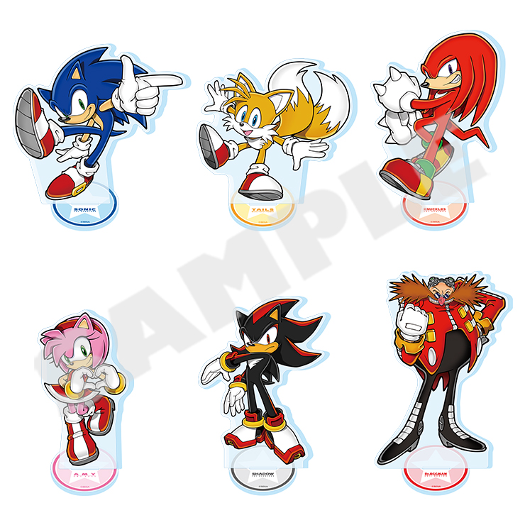 刺繍入りTシャツやアクリルスタンド！セガ「ソニック・ザ・ヘッジ