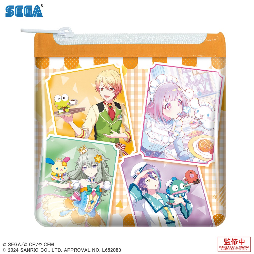 ハローキティたちとコラボしたビニールポーチ！セガ『プロジェクト