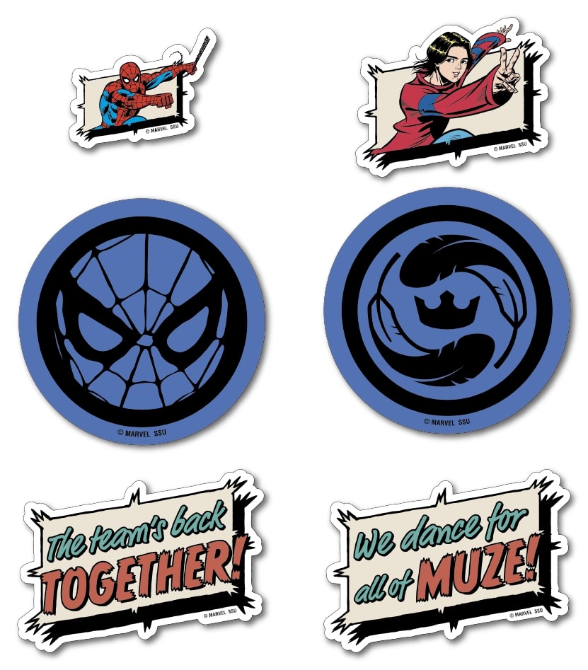 MAZZEL：COMICSアート」を使ったグッズが当たる！Happyくじ「MARVEL