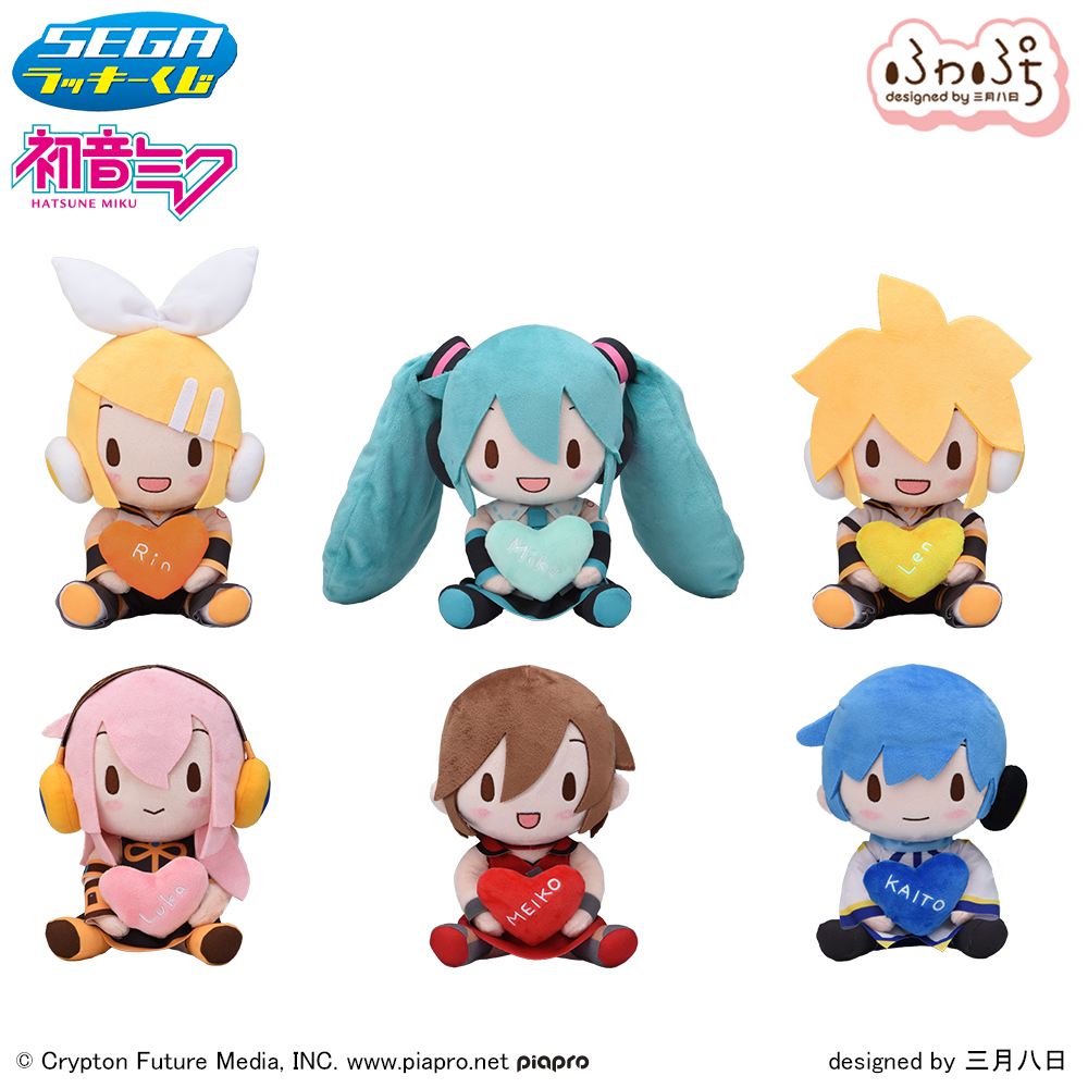 三月八日さん描き下ろしデザインの初音ミクや巡音ルカたち！セガ