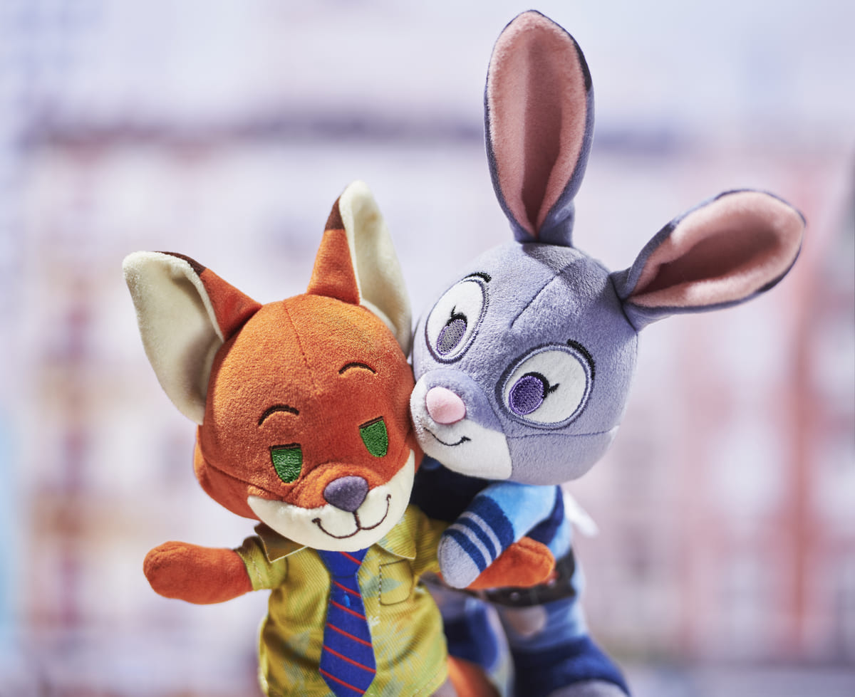 ディズニーストア ユニベアシティ ズートピア ニック ジュディ