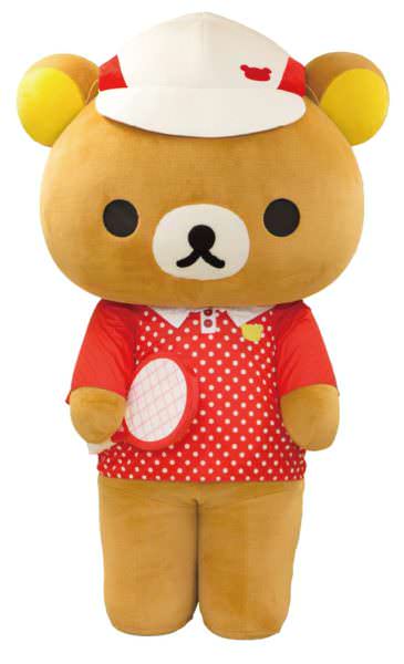 さわやかなテニスファッション！サンエックス「リラックマストア福岡