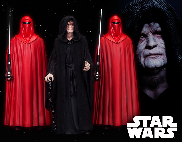 3体セットで登場！壽屋『スター・ウォーズ』ARTFX+パルパティーン皇帝