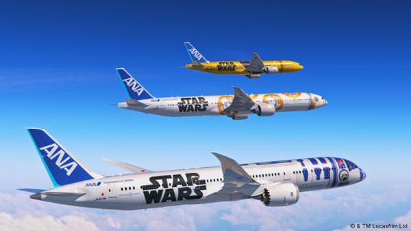 特別塗装機スター・ウォーズジェットをイメージ！ANA「STAR WARS JETS