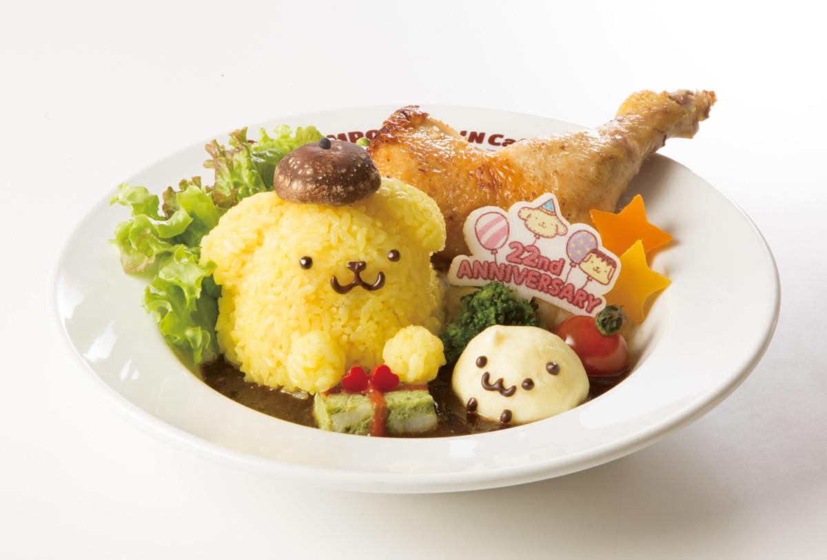 誕生22周年をお祝い！ポムポムプリンカフェ「バースデーメニュー」