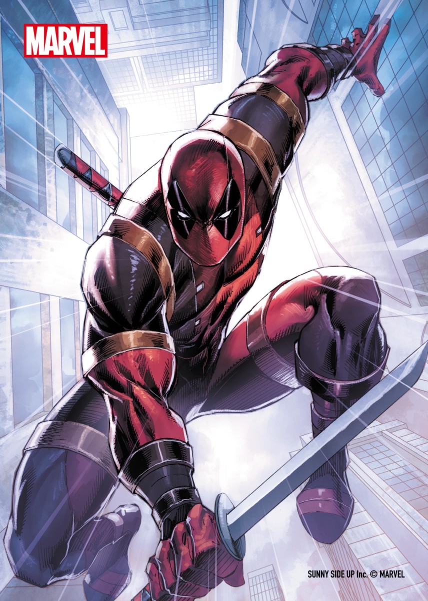 デッドプールの魅力満載なアートデザインに注目！Happyくじブロマイド