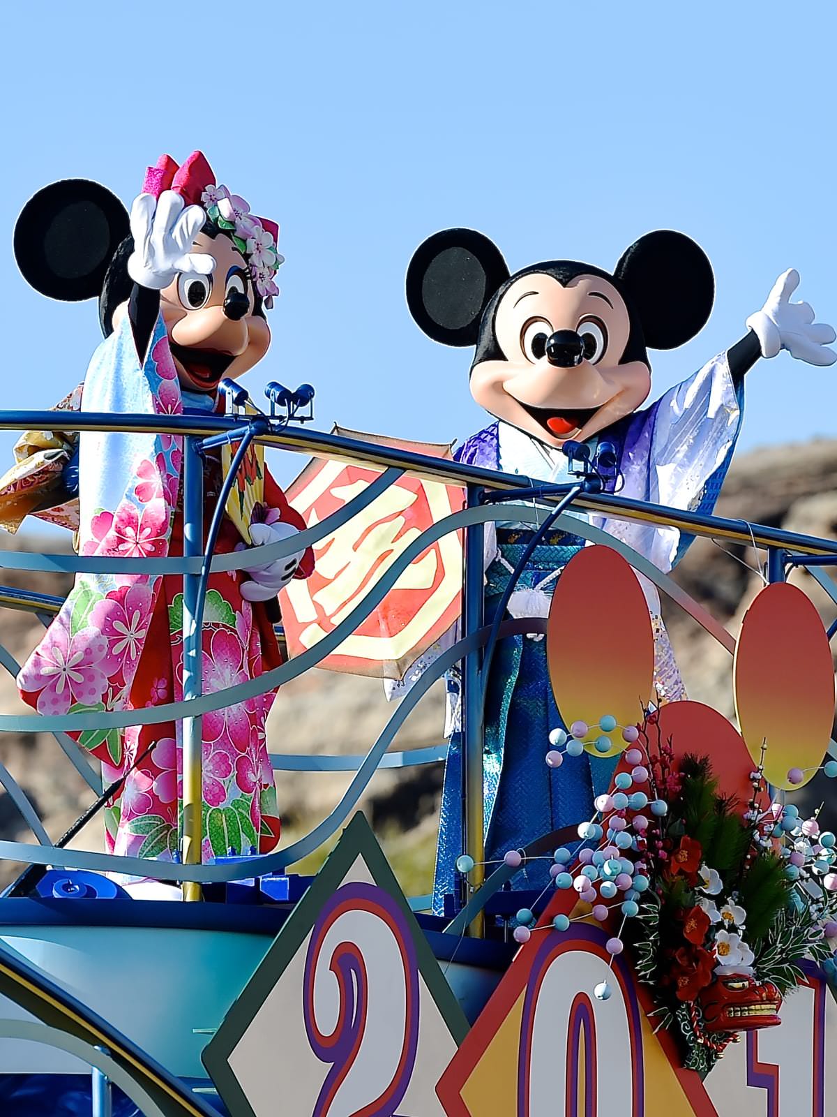 2019年はミッキー&ミニーが新しい着物で登場！東京ディズニーシー