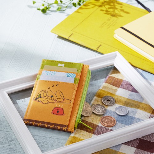 プルートのアートが可愛い！ベルメゾン ディズニー「小銭とカード収納