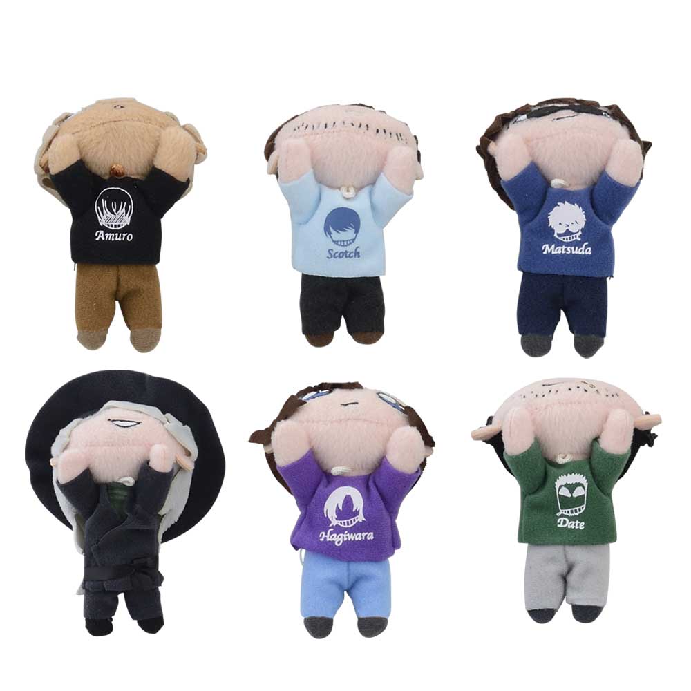 寝そべりポーズの安室透や松田陣平たちのぬいぐるみ！セガ『名探偵