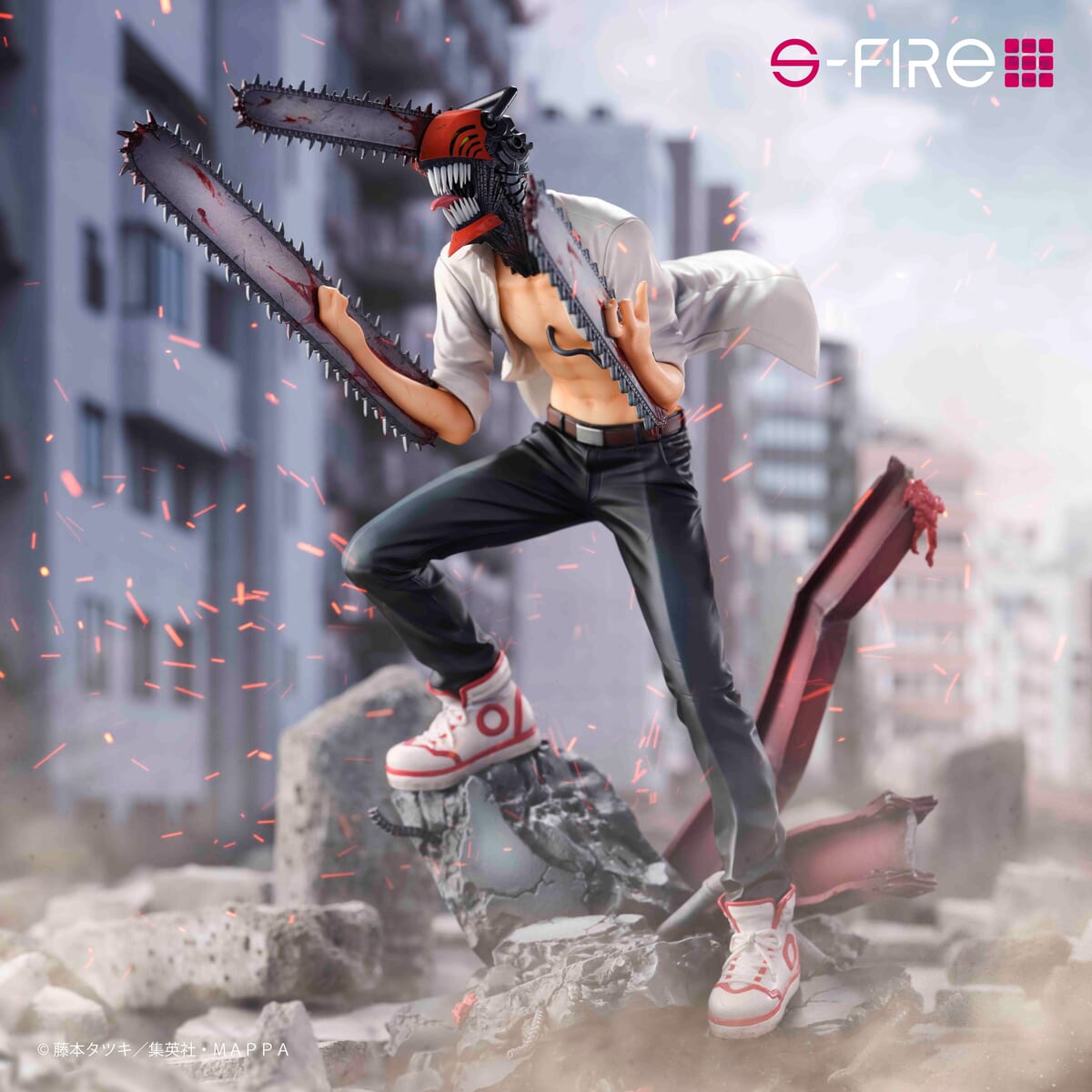 迫力ある好戦的なポーズのフィギュア！セガ S-FIRE（エスファイア