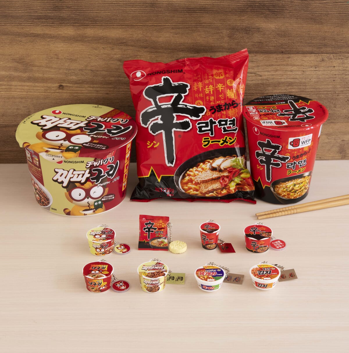 辛ラーメンやチャパグリのミニフィギュア！バンダイ ガシャポン「農心