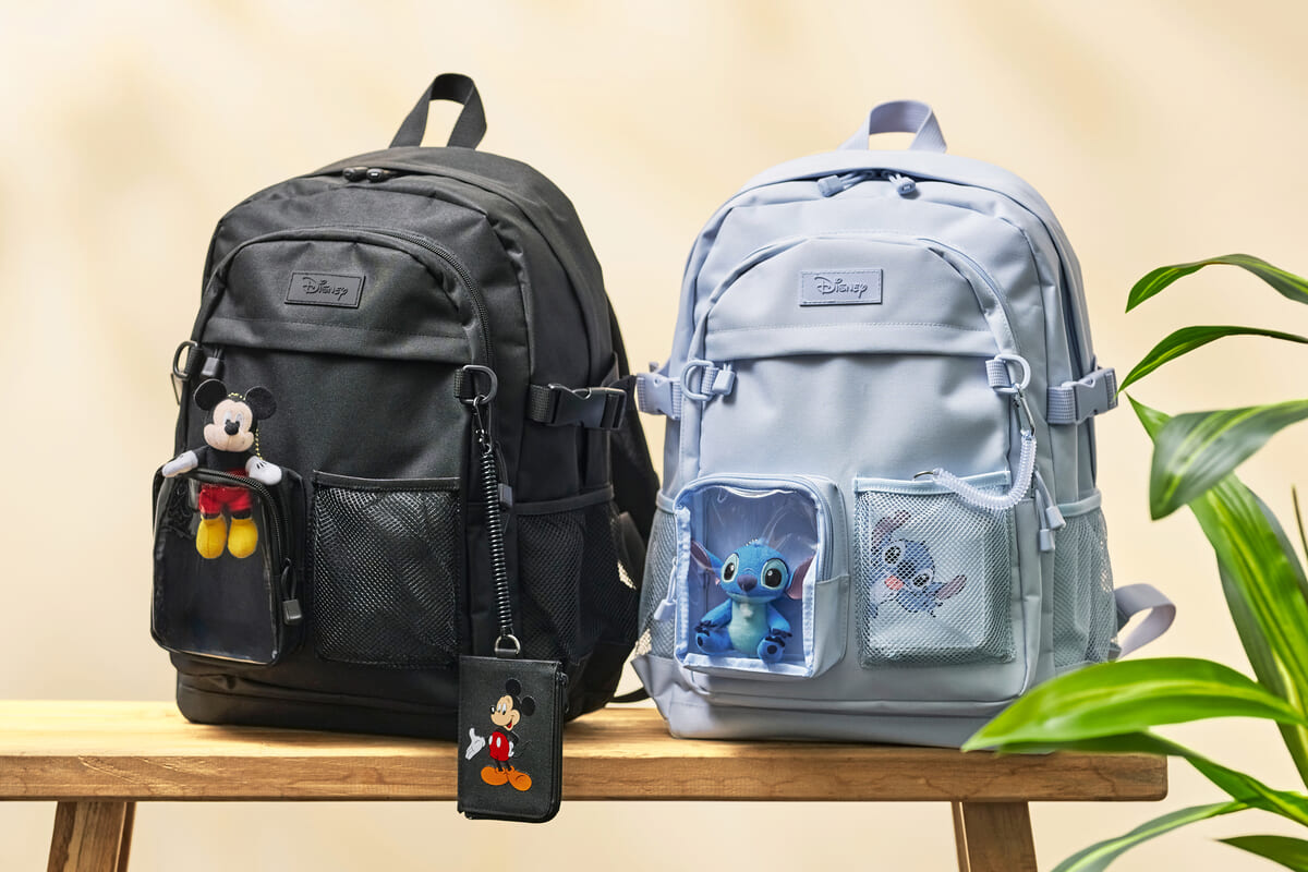 MILKFED.との共同企画グッズや透明ポケット付きバックパック