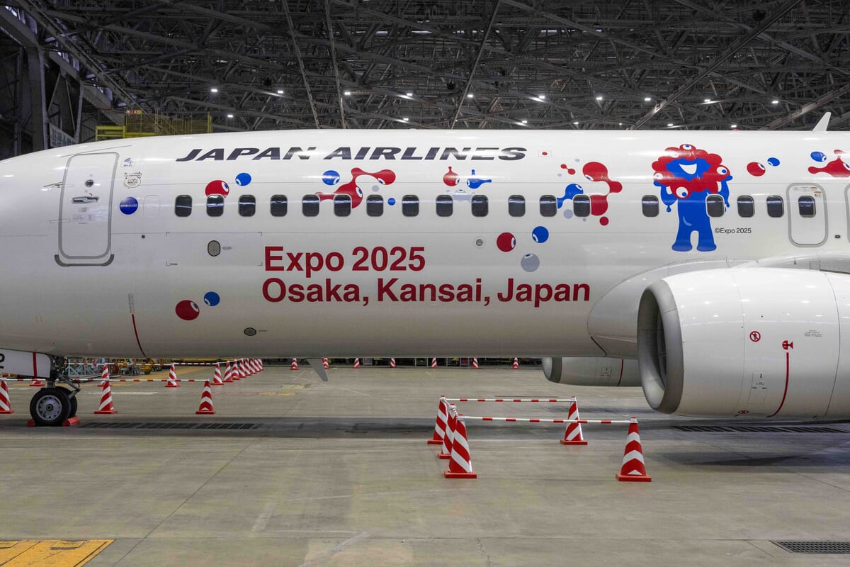 RX-78F00/E ガンダムとミャクミャクデザイン！大阪・関西万博仕様「JAL
