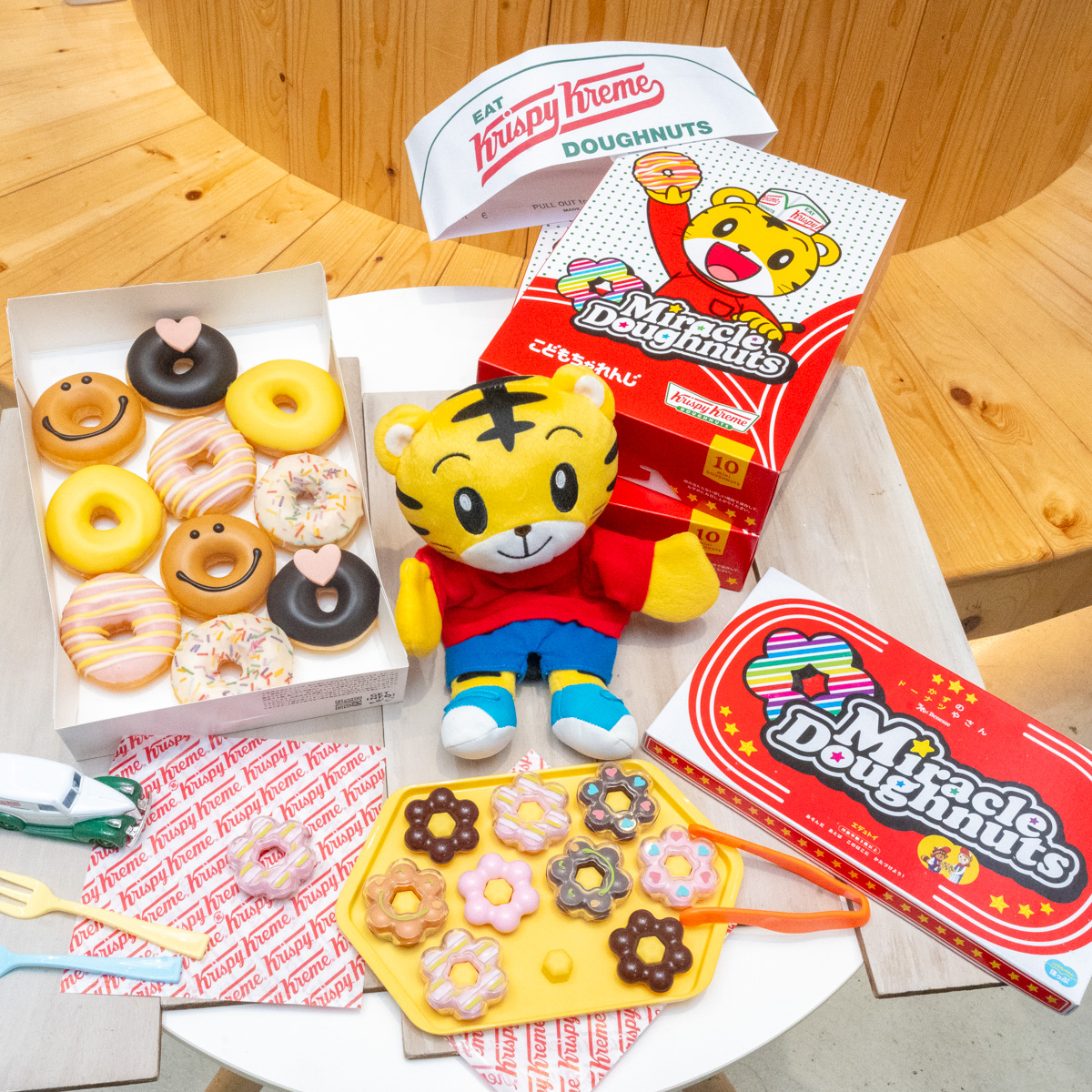 しまじろうデザインの限定BOXにも注目！クリスピー・クリーム