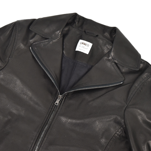 EMMETI ELTON ライトナッパレザー シングルライダースジャケット | DUE