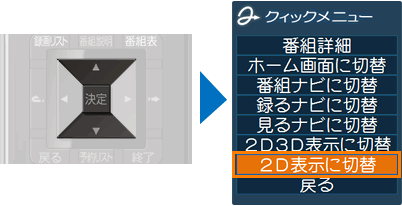 Qosmio AV Center」3D放送の番組を見る方法(3D機能搭載モデル