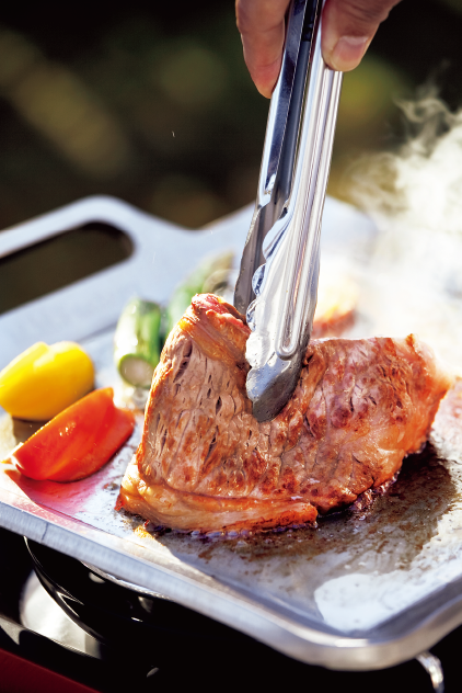 鉄板工房M.M.Factory 極厚鉄板 大（蓋付き）(本体＆蓋(大)): 滋賀