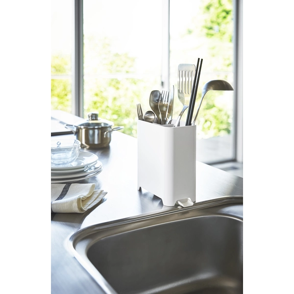 AQUA】キッチンツールスタンド アクア (ホワイト): 周辺小物 | ALMOTT