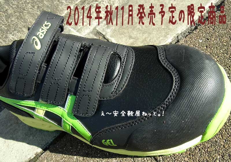 アシックス安全靴 2014年秋11月販売予定の限定生産カラー FIS52S
