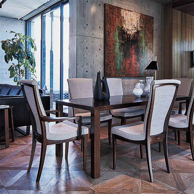 domani】 Morganton アームチェア CHA650 ダークレッド 通販 | 【公式