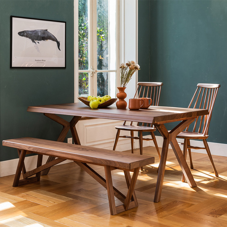 アームレスチェア CF5055 ウォールナットナチュラル 通販 | 【公式