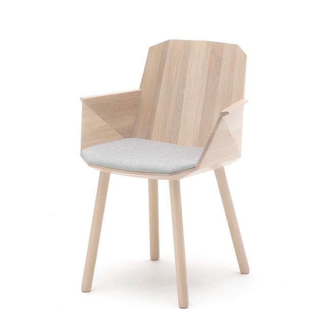 Colour Wood Armchair (カラーウッドアームチェア) C3460A Basel Light