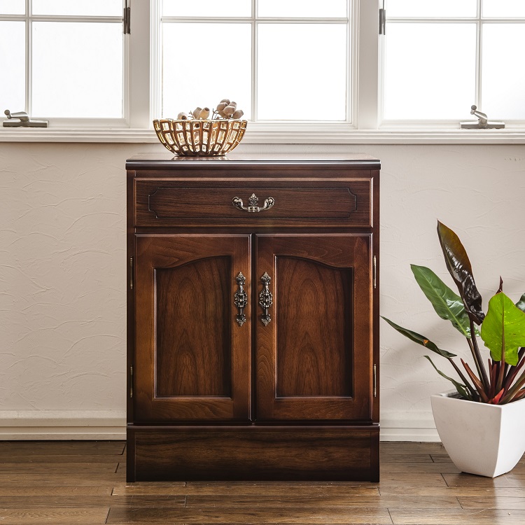 カリモク コロニアル スリッパラック 電話台 TEL台 FAX台 i4※ カリモク