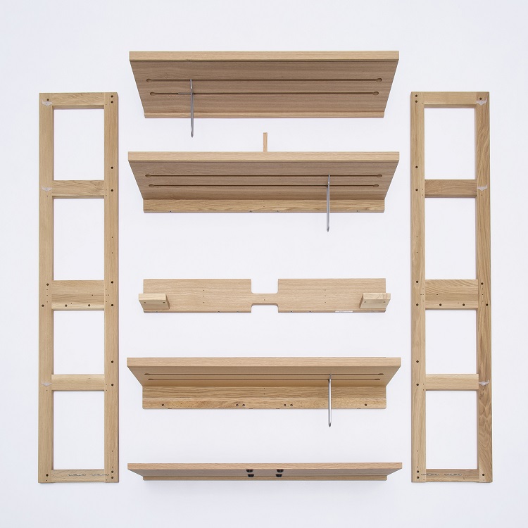 Buona scelta 書棚 オープンタイプ 幅105cm QT3085 シアーホワイト