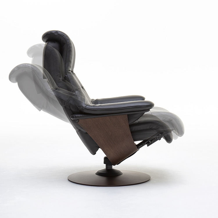 ザ・ファースト RU7200（M）オットマンセット ブラック モカブラウン