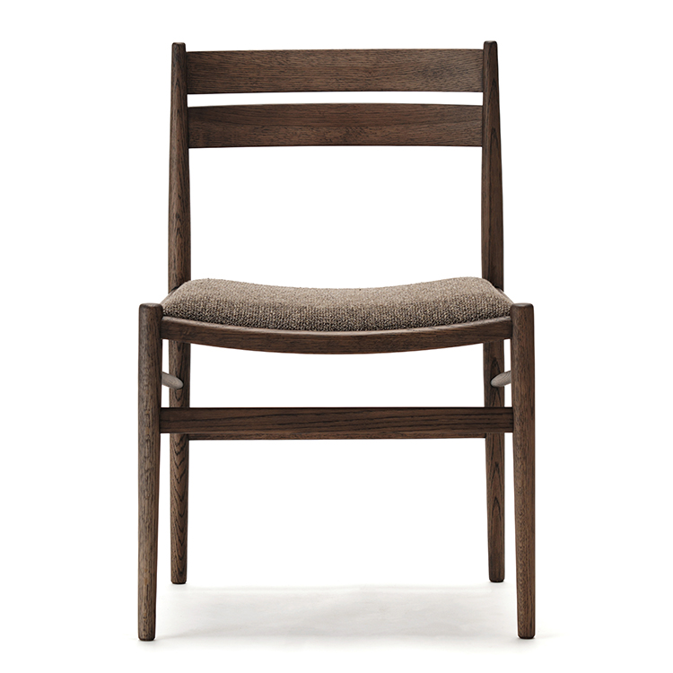 KARIMOKU CASE】N-DC05 Dining Chair Moss-014/Smoked Oak
