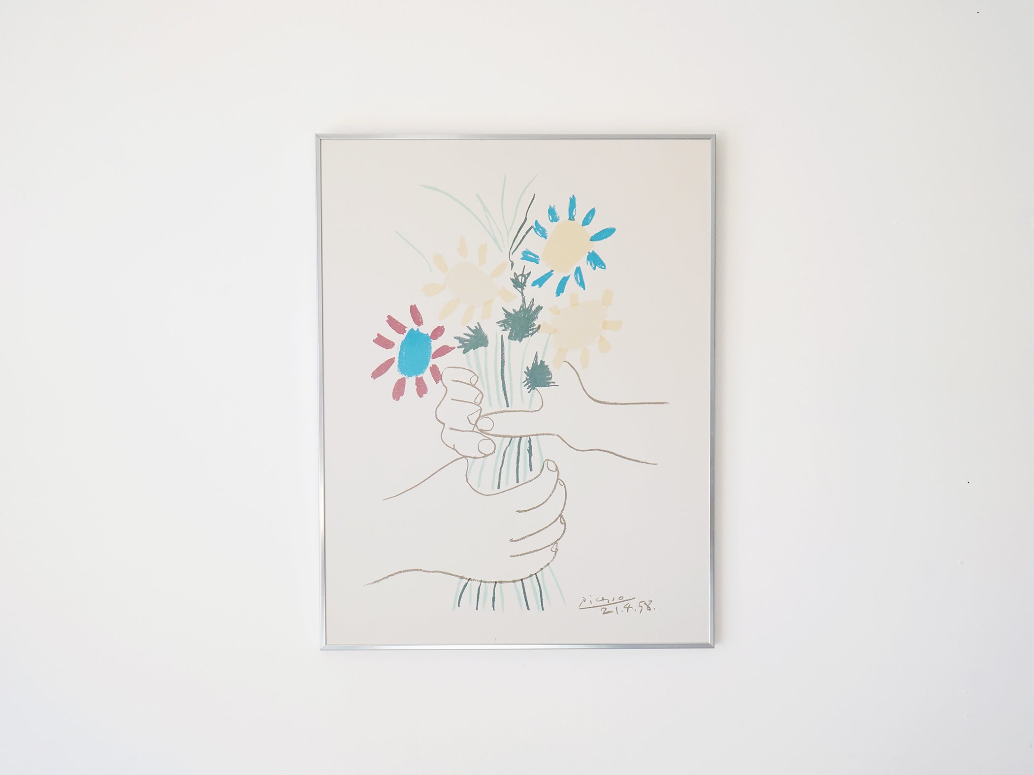 Pablo Picasso（パブロ・ピカソ）「花束」Bouquet リトグラフ