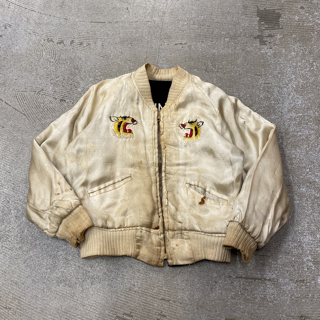 1950'S VINTAGE SOUVENIR JACKET 「KIDS、OKINAWA、別珍」｜SAFARI