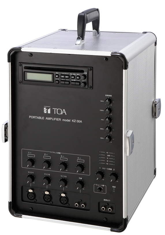 KZ-30A】TOA ポータブルアンプ (30W x 2) CD付 [サウンドショップソシヤル]