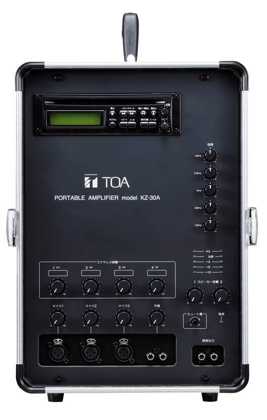 KZ-30A】TOA ポータブルアンプ (30W x 2) CD付 [サウンドショップソシヤル]