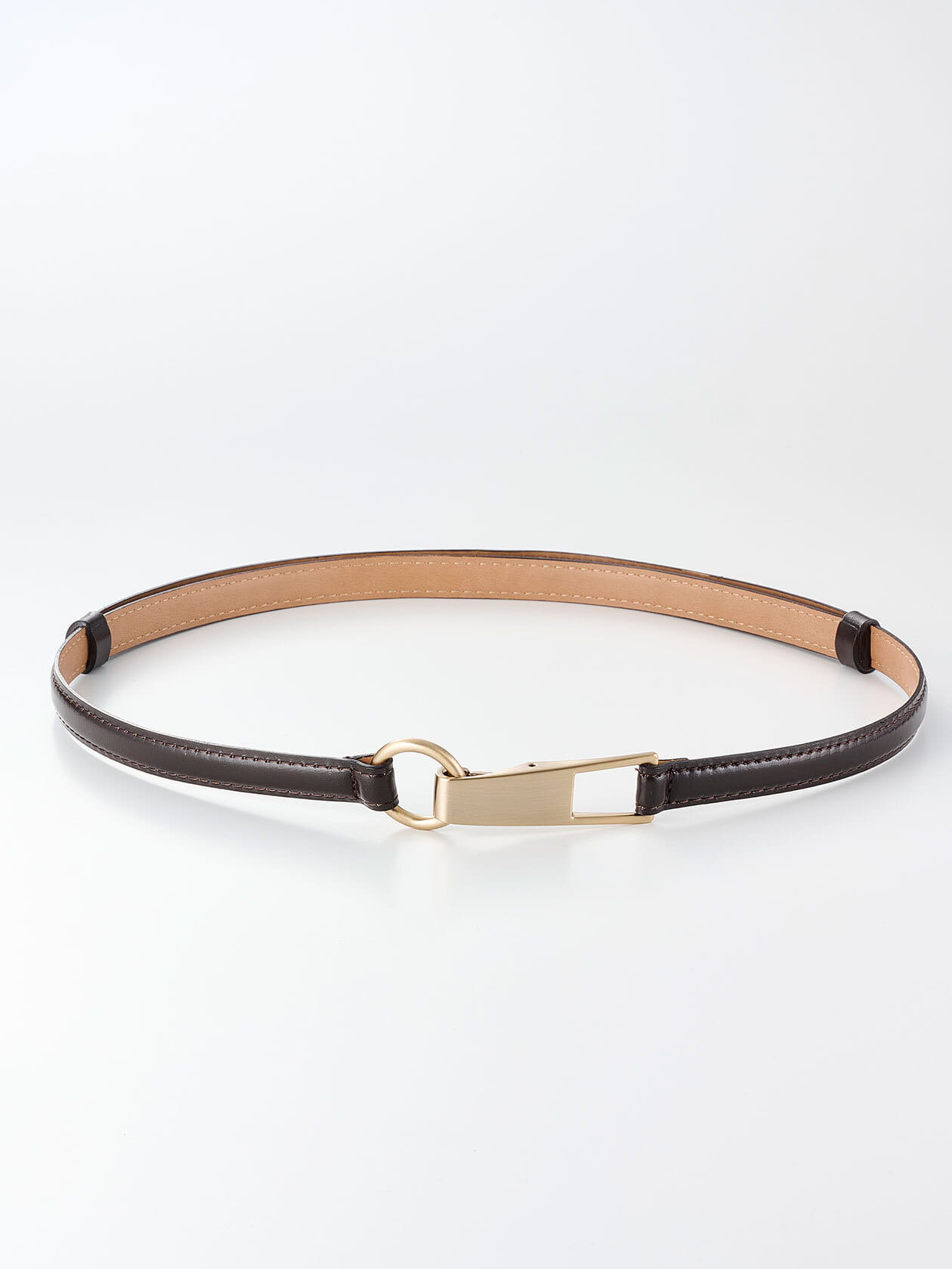 15mmゴールドバックルスライドベルト（6242904）｜小泉革店(KOIZUMI